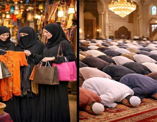 رمضان اور جگمگاتے بازار